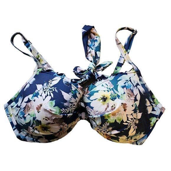 Floral Blue Bikini Set - Picture 7 of 9